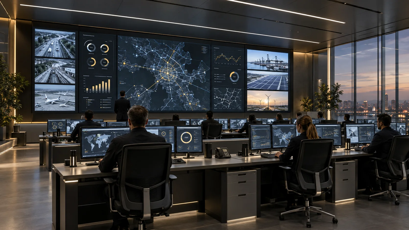 Esempio illustrativo di schermi informativi: Infrastrutture e Tecnologia